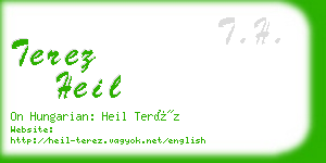 terez heil business card